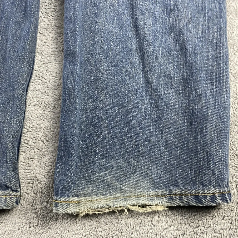 Levi Strauss Straight Fit Jeans Mens 38x30 Blue Medium‎ Wash Mid Rise